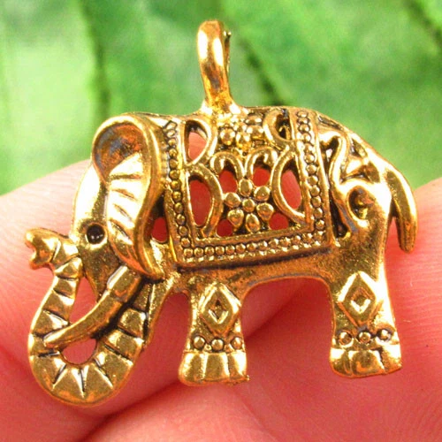 Elephant 2024 pendant gold