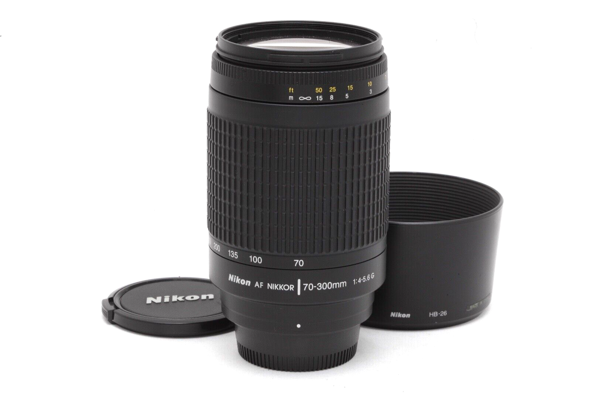 Nikon AF NIKKOR 70-300mm f4-5.6 G Lens with Hood #42954 | eBay Nikon AF NIKKOR 70-300mm f4-5.6 G Lens with Hood #42954 | eBay