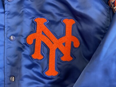 Vintage Felco Satin Men's New York Mets MLB Jacket Size Large