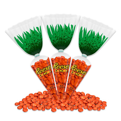 Peanut Butter Chocolate Pieces Carrots 2.2Oz (Pack of 3) Easter Candy