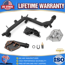 Engine Cooling System & Pump Thermostat Kit For Audi A4 Quattro A5 Q5 3.2L V6 US