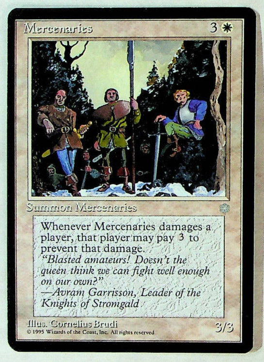 Mercenaries - Ice Age - 1995 - Magic the Gathering