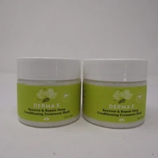 DERMA E Recover & Repair Deep Conditioning Treatment Mask - 5 oz Lot of 2