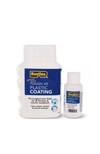 Rustins Plastic Coating and Hardener Clear Gloss Finish 250ml Two Part Lacquer