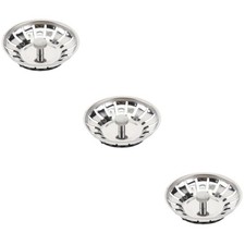 Set of 3 Spülsieb Für Spülbecken Waschbecken Ablaufsieb Küchenspülkorb