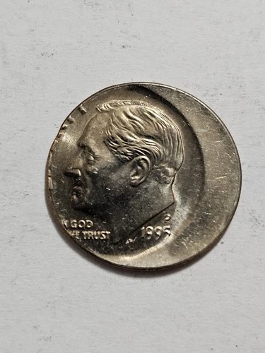 Photo of a 1995-P Roosevelt Dime from an eBay sale