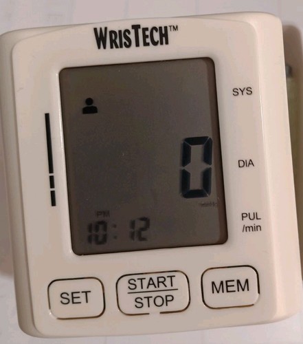 WRISTECH Blood Pressure Monitor North American Healthcare JB7423CS *TESTED*