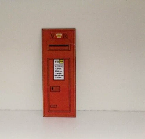 HANDCRAFTED DOLLS HOUSE ( Metal Sign ( OUTSIDE POST BOX