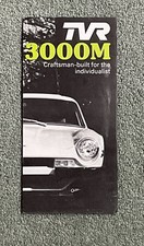 TVR 3000M Car Sales Brochure 1976 -small format