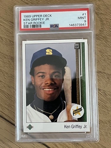 1989 Upper Deck Star Rookie #1 Ken Griffey Jr. RC PSA 9 MINT