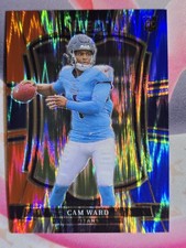 2025 Panini Select Cam Ward Premier Level Red & Blue Shock Prizm RC Titans ❤️💙