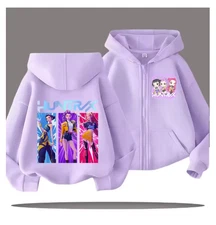 2026 Kpop Demon Hunters Zip Hoodie Kids Sweatshirt Girl Boy Baby Jacket