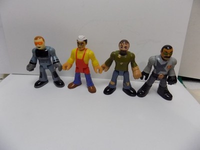 FISHER-PRICE IMAGINEXT DC SUPER FRIENDS - LOT OF 4 FIGURE'S - LOOSE