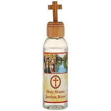 Jordan River Holy Water Holy Sepulchre Jerusalem with extra Olive wood with