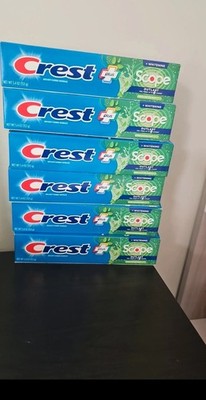 Crest + Scope Outlast Whitening Fluoride Toothpaste, Long Lasting Mint 5.4 oz