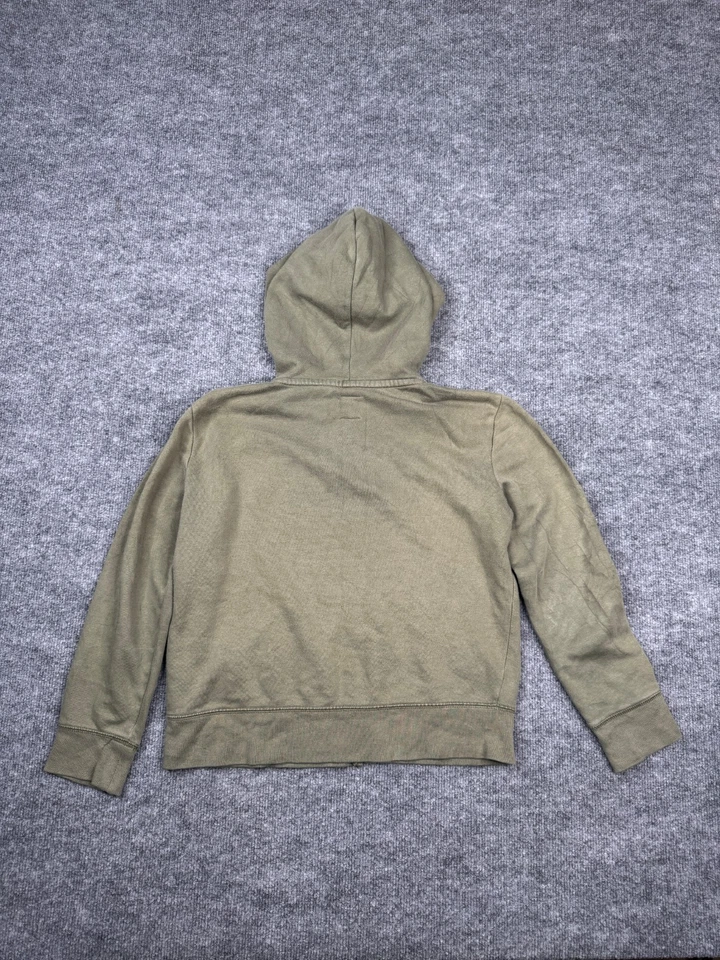 GAP Niños XXL Verde Oliva Cremallera Sudadera con Capucha Estrellas Brillo Logo 14-16 Niñas Sudadera Foto 2 de 4
