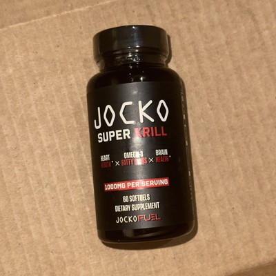 ORIGIN LABS JOCKO SUPER KRILL BY JOCKO FUEL 1000mg 60 SOFTGELS EXP 2027