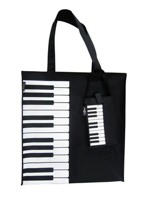 Canvas Tote Bag With Keyboard/Piano Design | Tragtasche | Wei I Plastics Co.