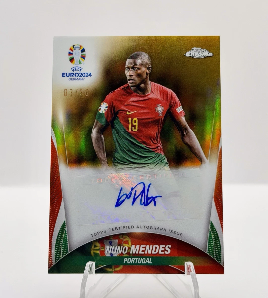 Soccer Portugal Autographed Sports Trading Cards & Accessories for