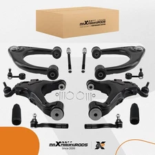 Front Upper Lower Control Arms Tie Rod End For 2007-2019 Toyota Tundra Sequoia