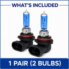 H10 9145 Xenon Gas Halogen Fog Light Bulb 5000k Super White 12v 100w Pair
