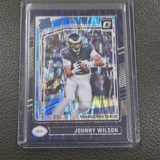 2024 Panini Donruss Optic Rated Rookie Johnny Wilson #256 Purple Shock Prizm RC