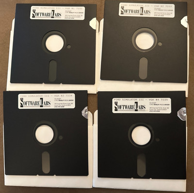 Vintage Software Labs Game -Ford Simulator III - 5.25'' Disk