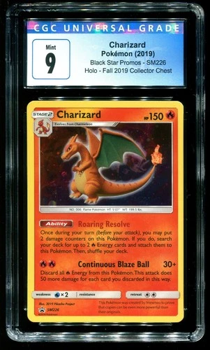 CGC 9 Charizard Holo Promo Fall 2019 Collector Chest 2019 Pokemon Card #SM226