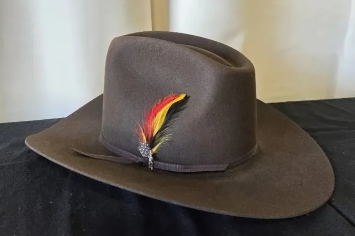 Vintage Stetson 4X Beaver Western Cowboy Hat Size 7 Brown w