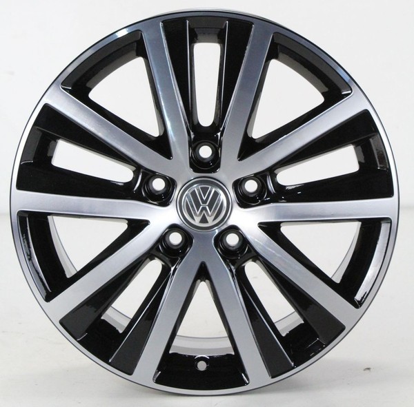 Vw T5 T6 Bulli Cerchio In Lega Cascavel Nero Cerchio 17 Pollici Cerchio Singolo 7E0601025L-image
