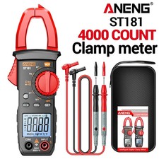 Digital Multimeter Tester Ac Dc Volt Ohm Amp Clamp Meter Auto Range Lcd Handheld