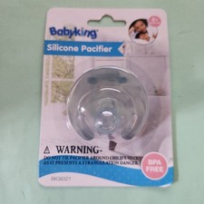 NEW BABY KING SOFT SILICONE PACIFIER 0 MONTHS BLUISH GREEN