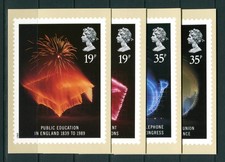 1989 GB Anniversaries PHQ Cards Unused. SG 1432-1435