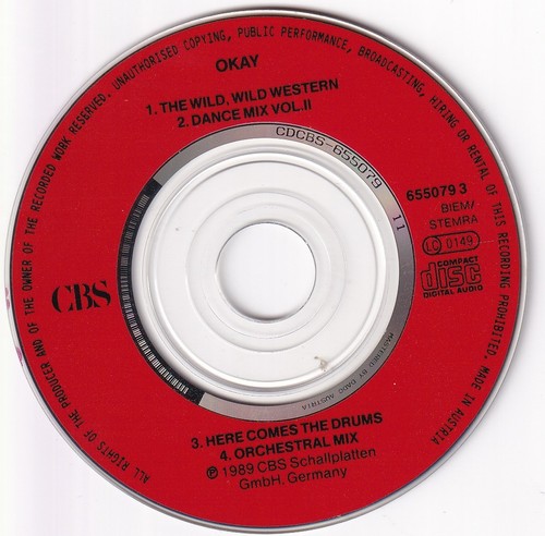 -0144- Okay - Wild, Wild Western - Mini-CD - vg++ - Afbeelding 3 van 4