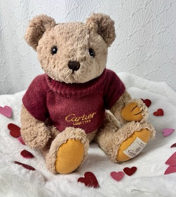 Cartier Lunettes Jean-Luc 1997 Collector Teddy Bear Plush Angora