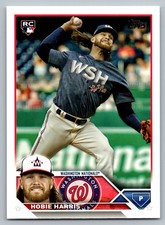 2023 Topps Update #US294 Hobie Harris RC Washington Nationals Free S&H