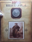 1883-O  Morgan Dollar Legends of the West GERONIMO w/USPS Stamp and Card