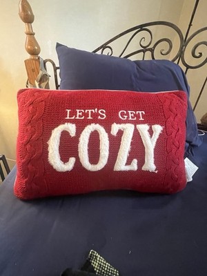 Let s Get Cozy Holiday Accent Pillow
