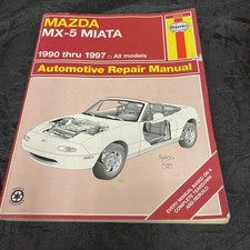 Mazda MX5 & Miata 1990 Thru 1997 All Models Haynes Manual 61016 softback