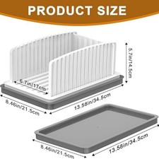 Verstellbare Brotschneidemaschine mit Krümelschublade für Küche und einfache