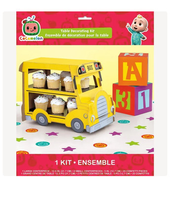 Cocomelon Paper Table Decorating Kit - 23pc Set