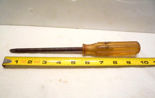 VTG BRIDGEPORT CONN. WHALE BRAND PHILIPS SCREWDRIVER (Large size No. 5?) U.S.A