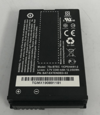 Honeywell Dolphin BAT-EXTENDED-02 Replacement Handheld Battery For 70e/75e