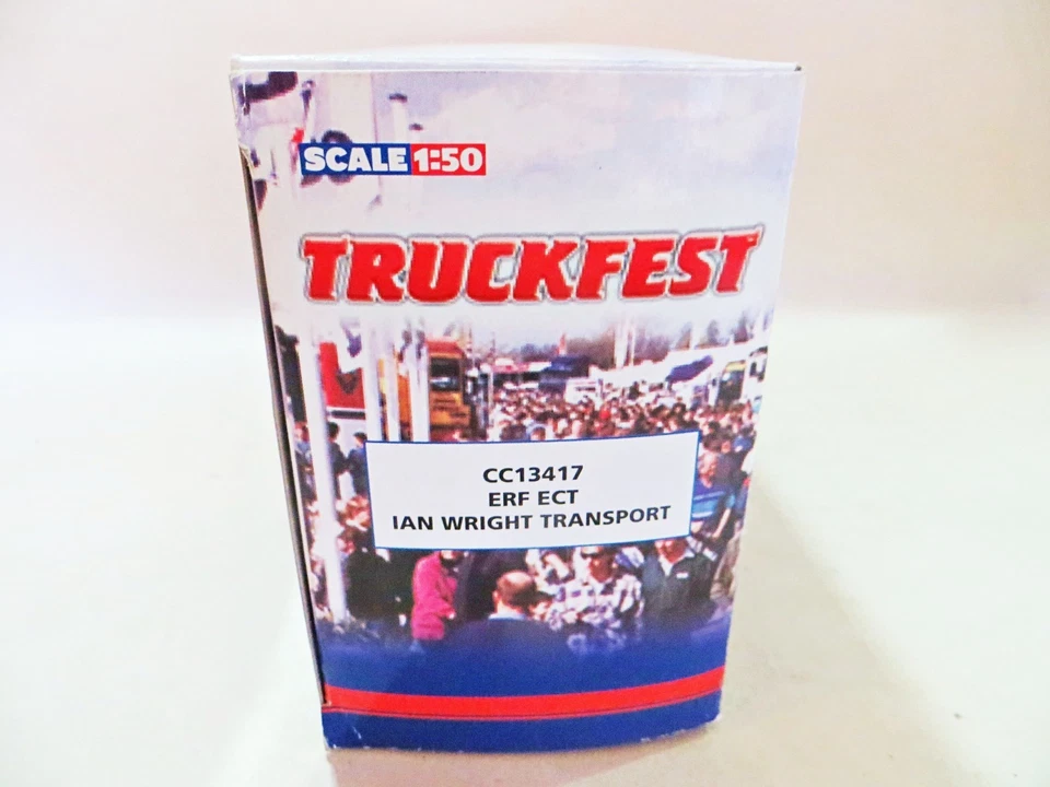 CORGI TRUCKFEST CC13417 'ERF ECT CAB, IAN WRIGHT TRANSPORT' 1:50 MIB/BOXED - Image 3 of 4