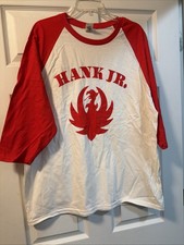 Hank Williams Jr Graphic T Shirt Men XLarge 3quarter Sleeve