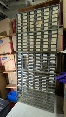 OHMITE Vintage Resistor Cabinets with Electrical Components