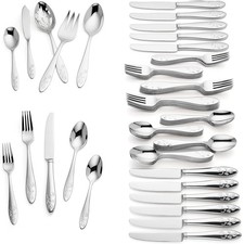 Lenox Butterfly Meadow 18/10 Stainless 65pc. ...