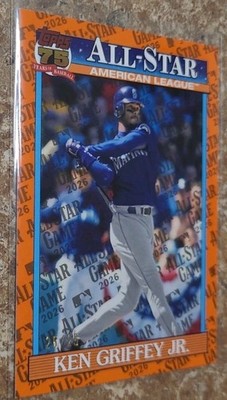 2026 Topps Series 2 Ken Griffey Jr. Mariners All-Star Orange  Bookend 25/25 