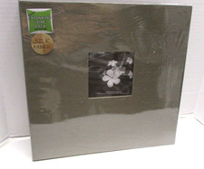 NEW Pioneer EZ Load 12x12 Memory Book Photo Album Green SILK FABRIC 20 Pages