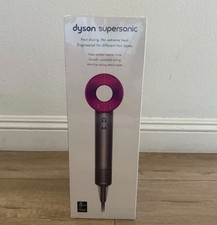 Dyson Supersonic Hair Dryer Iron Fuchsia Pink with All Attachments